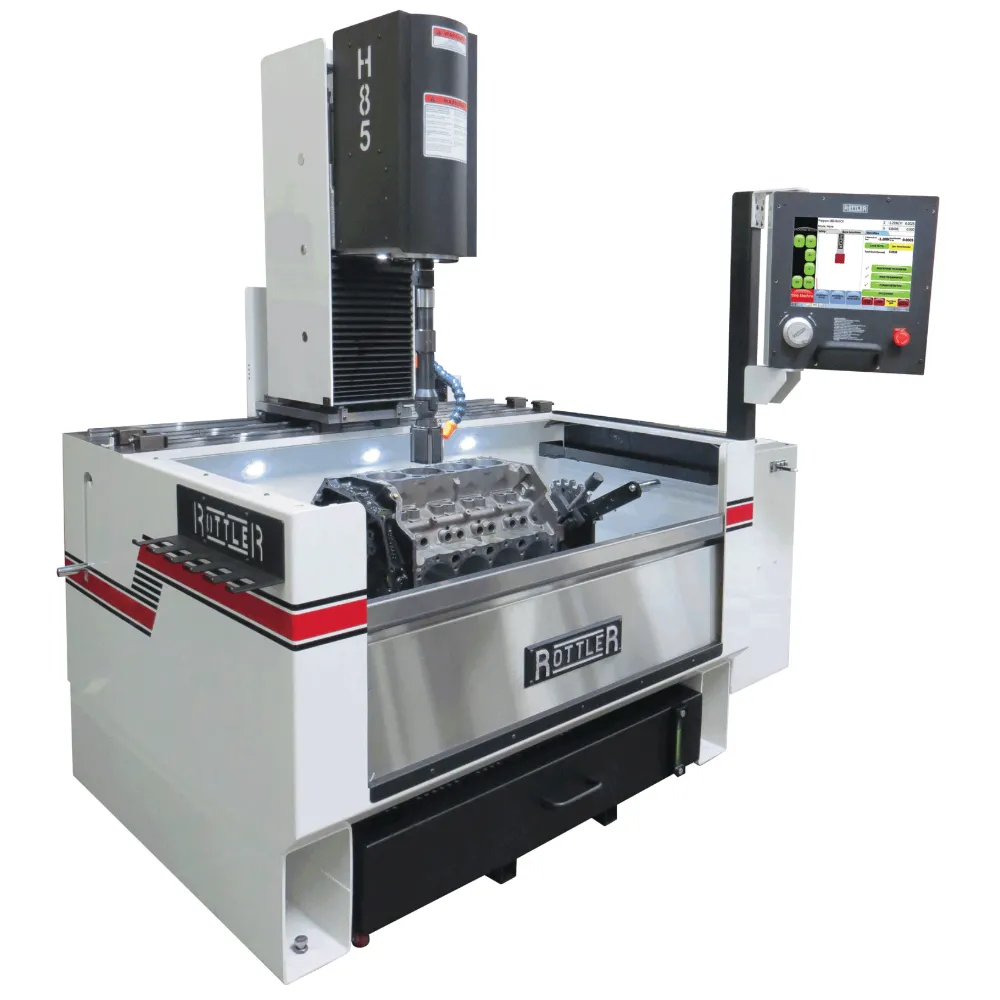 CNC-Honmaschine von Rottler zum Honen von Zylinderbohrungen